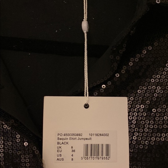 Missguided sequin shirt jumpsuit - Picture 4 of 6